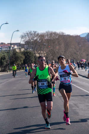 Naples half marathon of 27 February 2022 Italyのeditorial素材