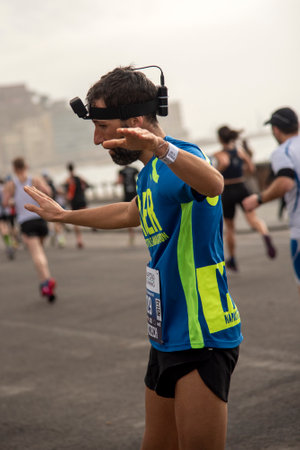 Naples half marathon of 26 February 2023 Italyのeditorial素材