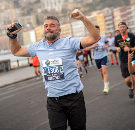 Naples half marathon of 26 February 2023 Italyのeditorial素材