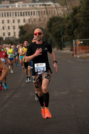 Naples half marathon of 26 February 2023 Italyのeditorial素材