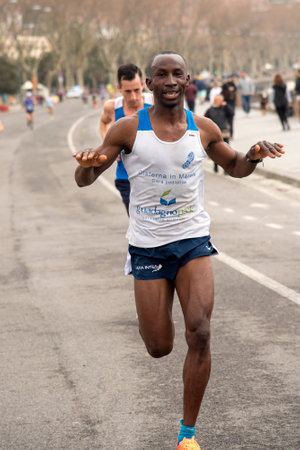 Naples half marathon of 26 February 2023 Italyのeditorial素材