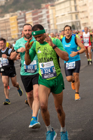Naples half marathon of 26 February 2023 Italyのeditorial素材