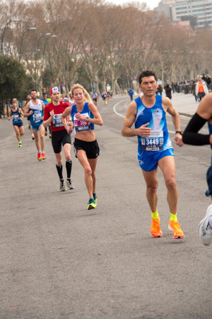 Naples half marathon of 26 February 2023 Italyのeditorial素材