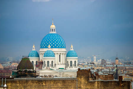 Historical cathedral in St.Prtrsburg, Trinity, Saint Isaac,の写真素材