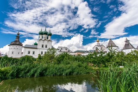 Uspenskiy Cathedral orthodox in Rostovの写真素材
