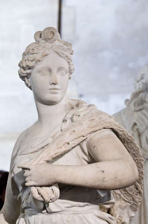 School of sculptors, restoration of sculptures, copy, workshop repair depotの写真素材