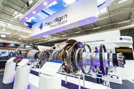 turbine, rings, blades, Salon le Bourget Paris plane space
