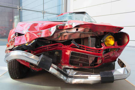 Alfa Romeo sport car GTV in Strasbourg Museum of Modern and Contemporary Art
