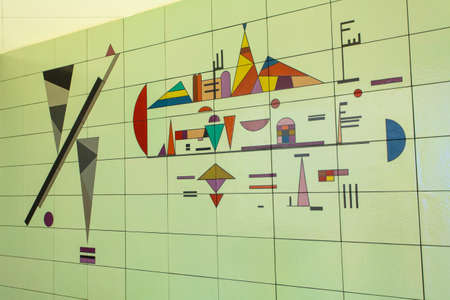 Vassily Kandinsky, Model for the Salon de Musique produced for the German Architecture Exhibition in Berlin, 1931, , Strasbourg Museum of Modern and Contemporary Artのeditorial素材