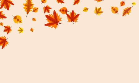 Autumn leaves background