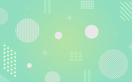 memphis element backgroundのイラスト素材