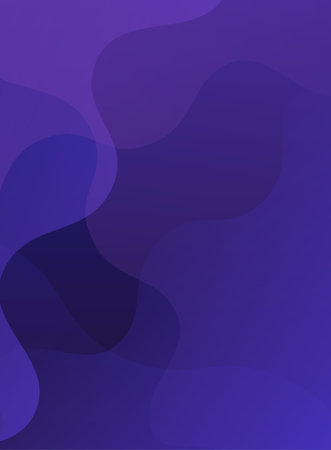 Abstract purple background with wavy lines. Vector illustration for your design.