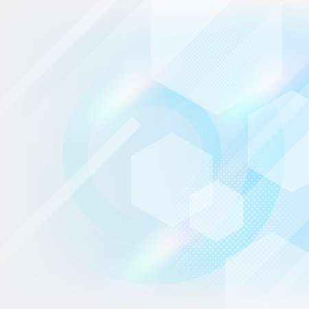 abstract blue background with hexagons. vector illustration eps10のイラスト素材