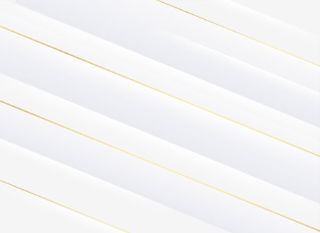 White background with golden lines and stripes. Vector illustration for your designのイラスト素材
