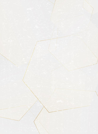 Abstract background with paper texture. White and gold colors. Vector illustration.のイラスト素材