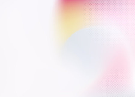 Abstract background with blurred waves and halftone dots. Vector illustration.のイラスト素材