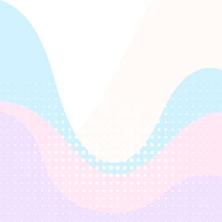 Abstract background with halftone dots in pastel colors. Vector illustration.のイラスト素材