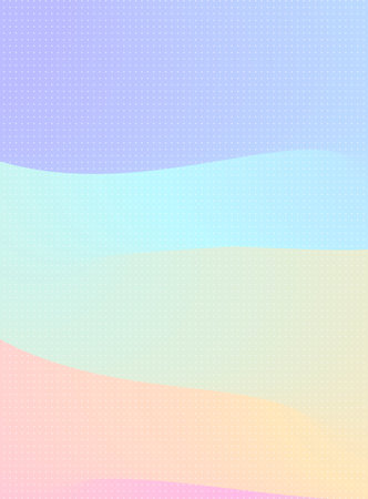 abstract background with halftone dots in pastel colors.のイラスト素材