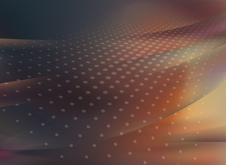 Abstract background with dots. Vector illustration. Gradient mesh include.のイラスト素材