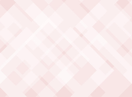 Abstract geometric background with squares. Vector illustration. Pink and white colors.のイラスト素材