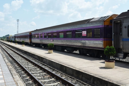 Train arriving at an station