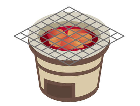 Illustration of The Seven Wheelsのイラスト素材