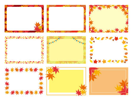 Autumn Frameのイラスト素材