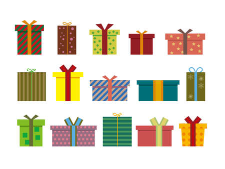 Gift illustrationsのイラスト素材