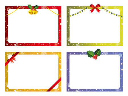 Christmas frameのイラスト素材