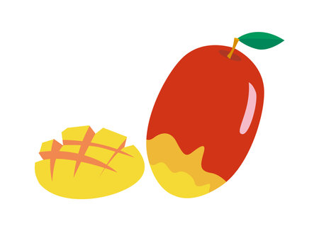 Mango fruitのイラスト素材
