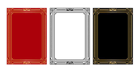 Classic Frame Frame Setのイラスト素材