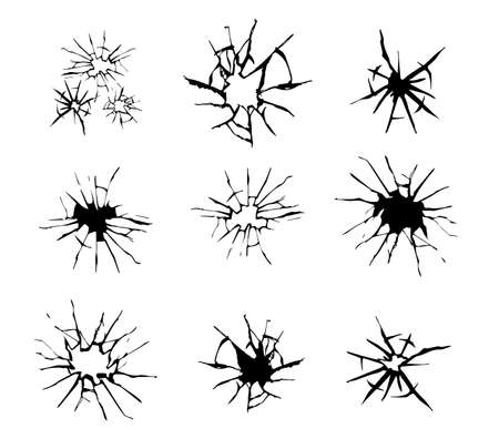 Cracked Handwrittenãのイラスト素材