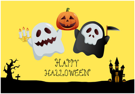 Halloween Character Icon Illustrationのイラスト素材