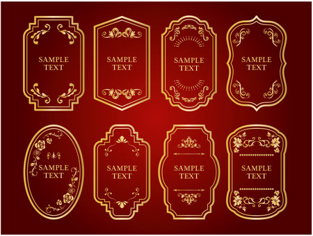 Embellishment Frame Classicのイラスト素材