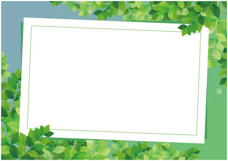 Fresh green summer backgroundのイラスト素材