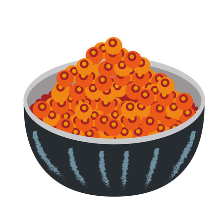 How much rice bowl.のイラスト素材