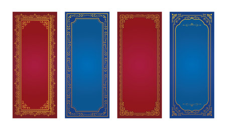Antique Frame Frame Setのイラスト素材