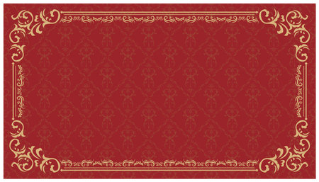 Antique Frame Frame Setのイラスト素材