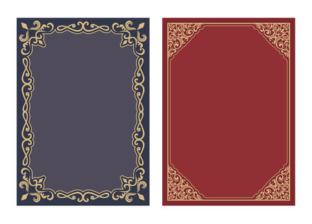 Antique Classic Frame Frame Setのイラスト素材