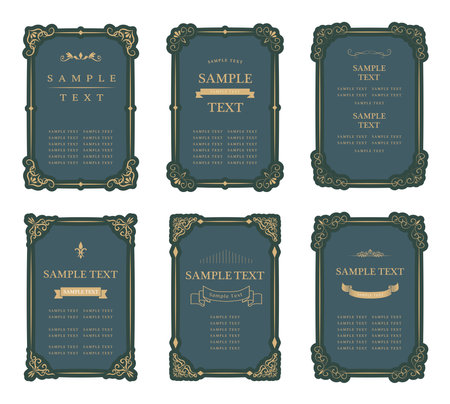 Antique Vintage Frame Frameのイラスト素材