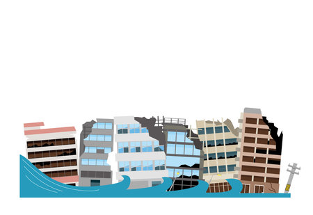 Urban cityscape landscapeのイラスト素材