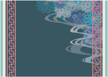 Chinese Style Frame Frame Backgroundのイラスト素材