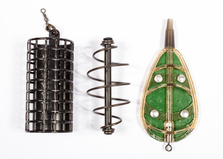 Method feeder designed for bottom fishing for trophy fish.