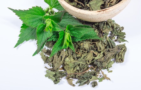 Healthy food, healing herbs, alternative herbal medicine concept.