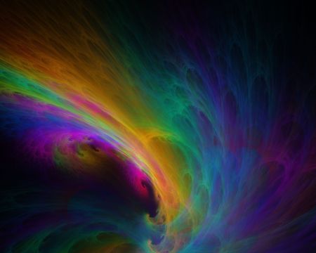 beautiful abstract color background, the cosmic fractalの写真素材