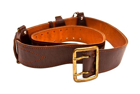 belt isolated on a white backgroundの写真素材