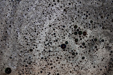 Sudsy waterの写真素材