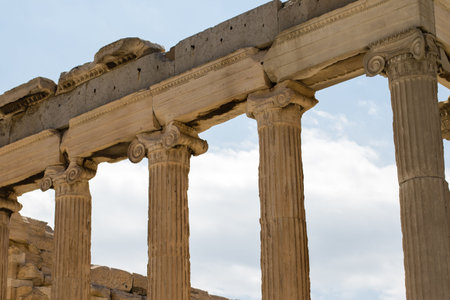 This picture was taken in Greeceの写真素材