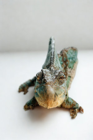 A close-up, detailed view of a small, intricately crafted sculpture of a fantastical winged creature...