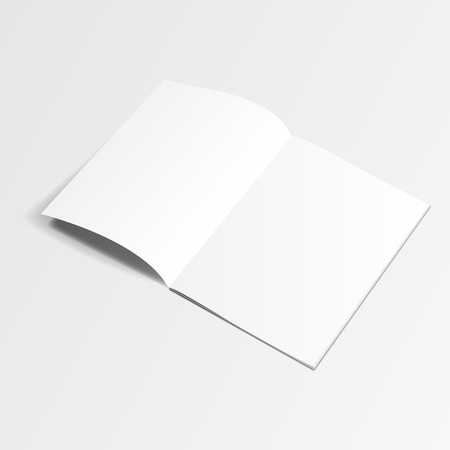 Blank magazine mockup template.のイラスト素材